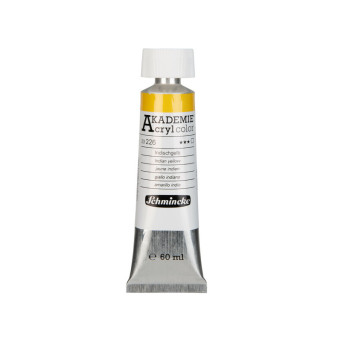 Akademie acrylic paints - Schmincke - 226, Indian Yellow, 60 ml