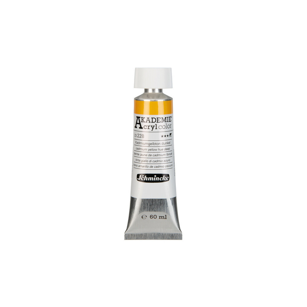 Farba akrylowa Akademie - Schmincke - 228, Cadmium Yellow Hue Deep, 60 ml