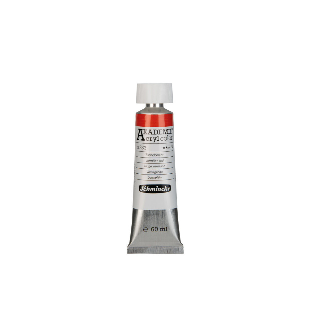 Farba akrylowa Akademie - Schmincke - 333, Vermilion Red, 60 ml