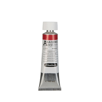 Akademie acrylic paints - Schmincke - 343, Alizarin Crimson Hue, 60 ml