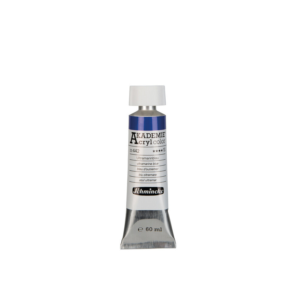 Akademie acrylic paints - Schmincke - 442, Ultramarine Blue, 60 ml