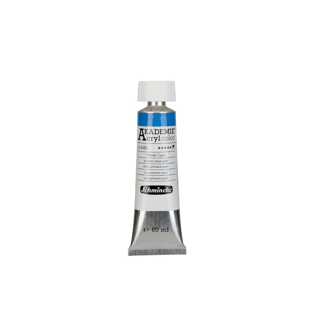 Farba akrylowa Akademie - Schmincke - 446, Primary Blue Cyan, 60 ml