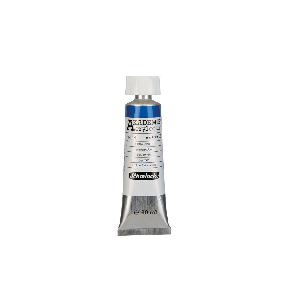 Farba akrylowa Akademie - Schmincke - 448, Phthalo Blue, 60 ml
