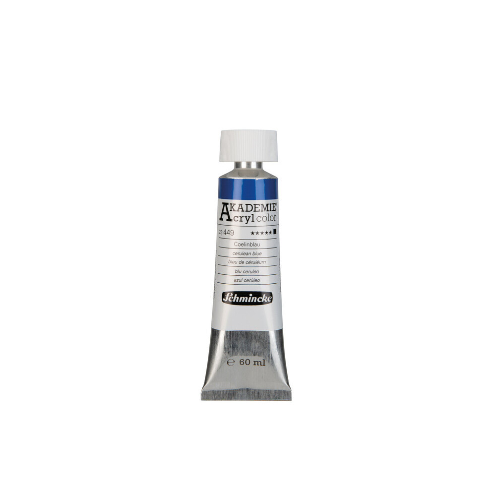 Farba akrylowa Akademie - Schmincke - 449, Cerulean Blue, 60 ml