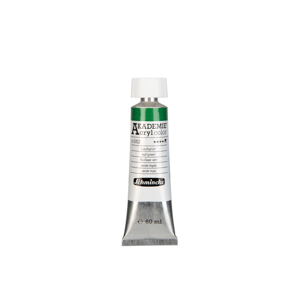 Akademie acrylic paints - Schmincke - 552, Leaf Green, 60 ml