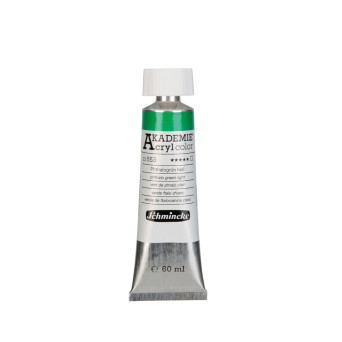 Farba akrylowa Akademie - Schmincke - 553, Phthalo Green Light, 60 ml