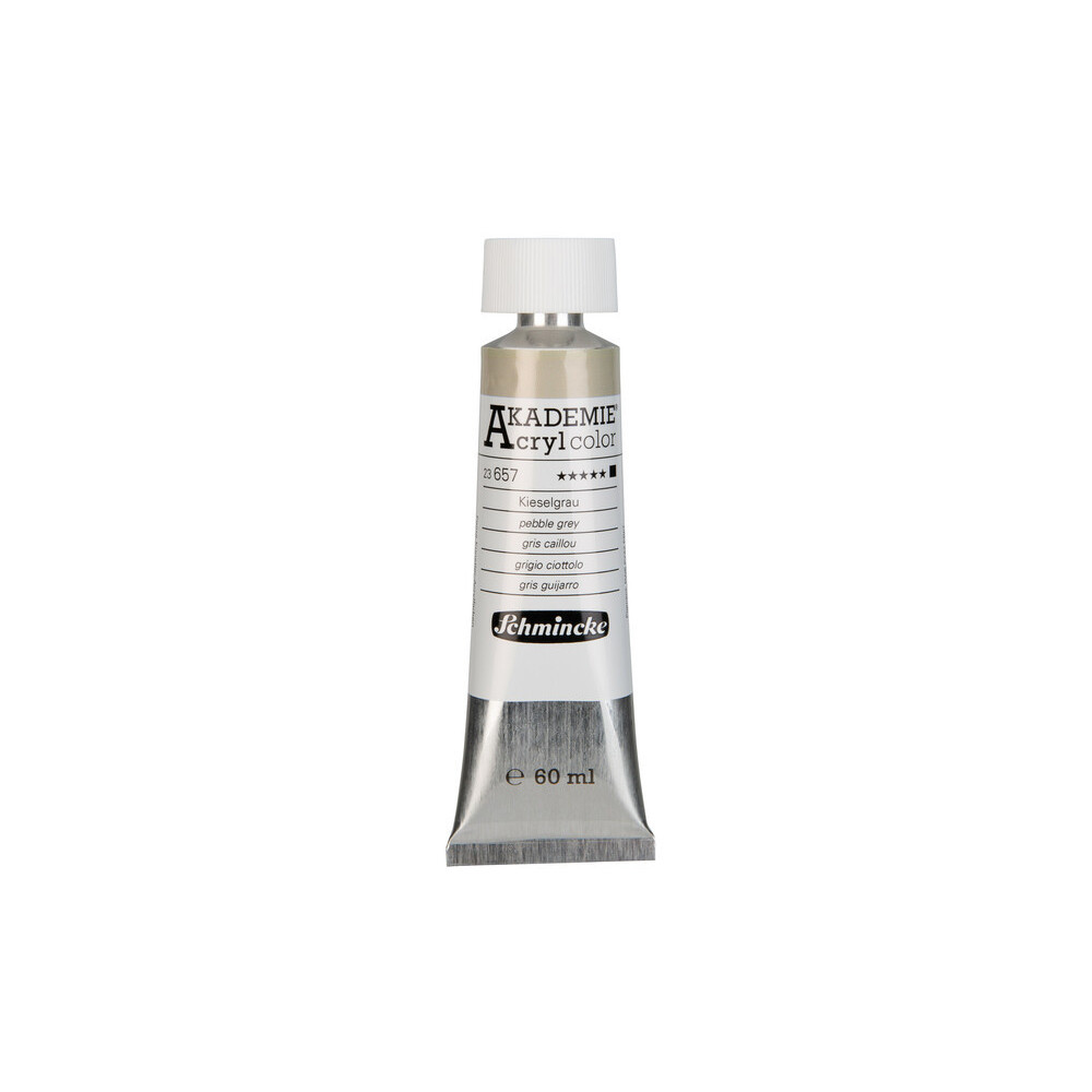 Farba akrylowa Akademie - Schmincke - 657, Pebble Grey, 60 ml