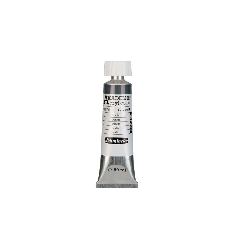 Akademie acrylic paints - Schmincke - 806, Graphite, 60 ml