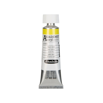Farba akrylowa Akademie - Schmincke - 845, Neon Yellow, 60 ml