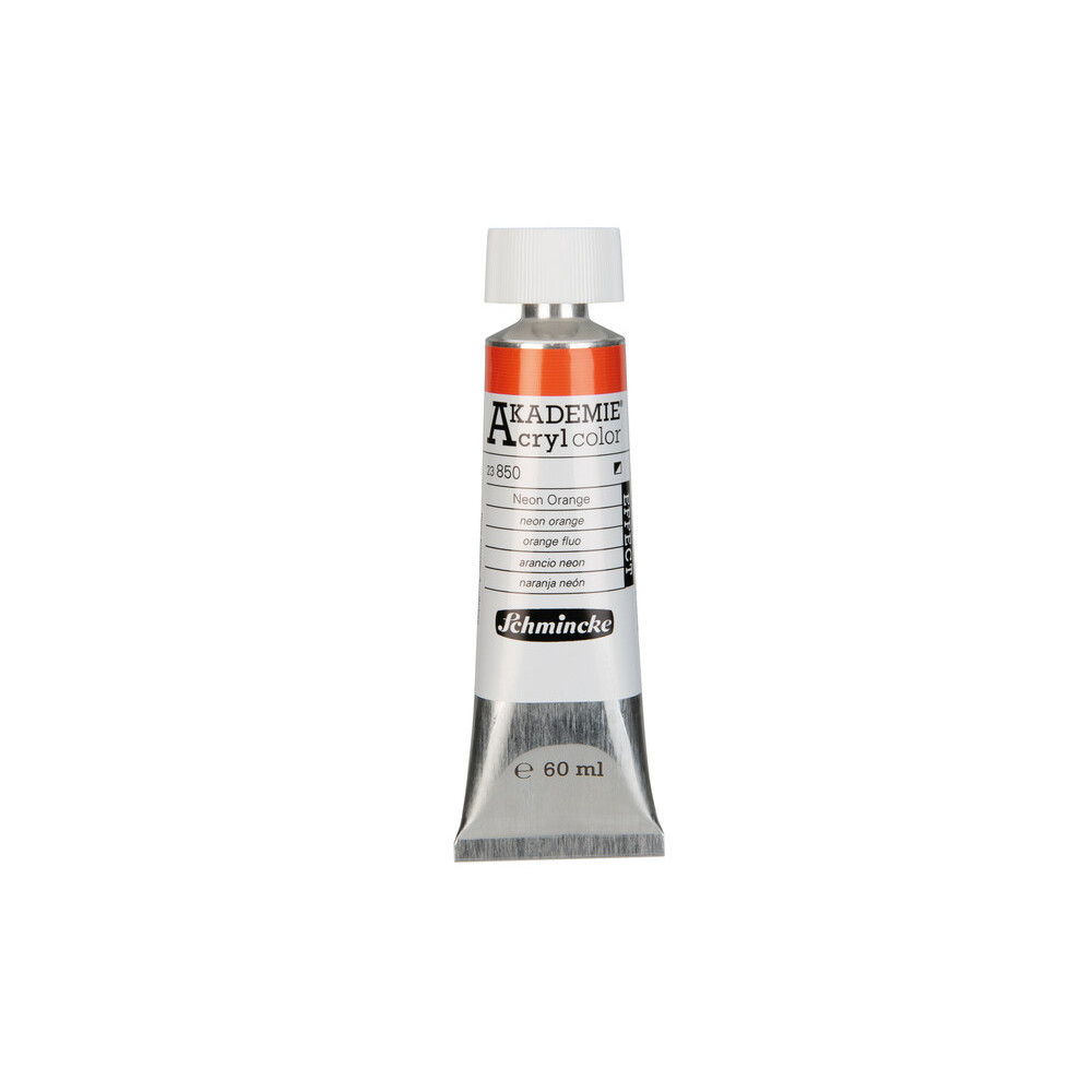 Farba akrylowa Akademie - Schmincke - 850, Neon Orange, 60 ml