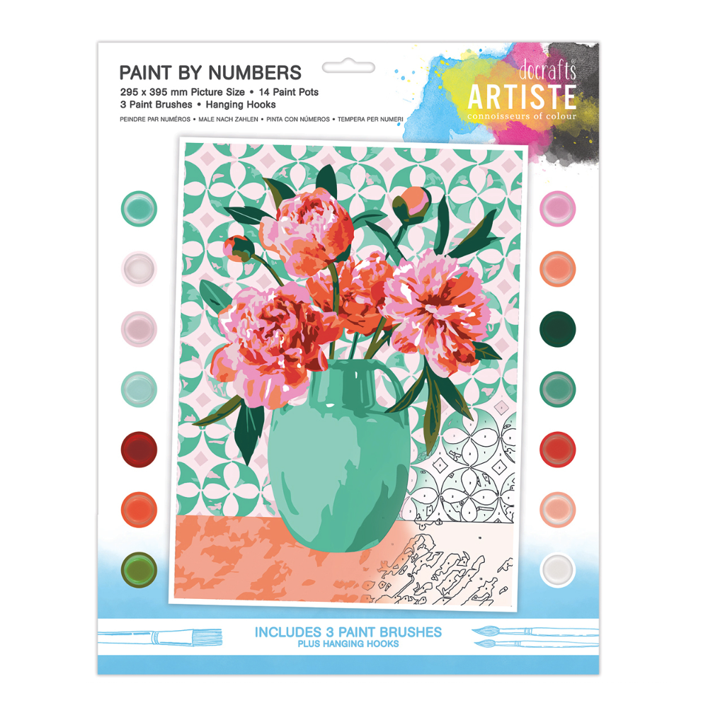 Zestaw do malowania po numerach Artiste - doCrafts - Beautiful Bouquet
