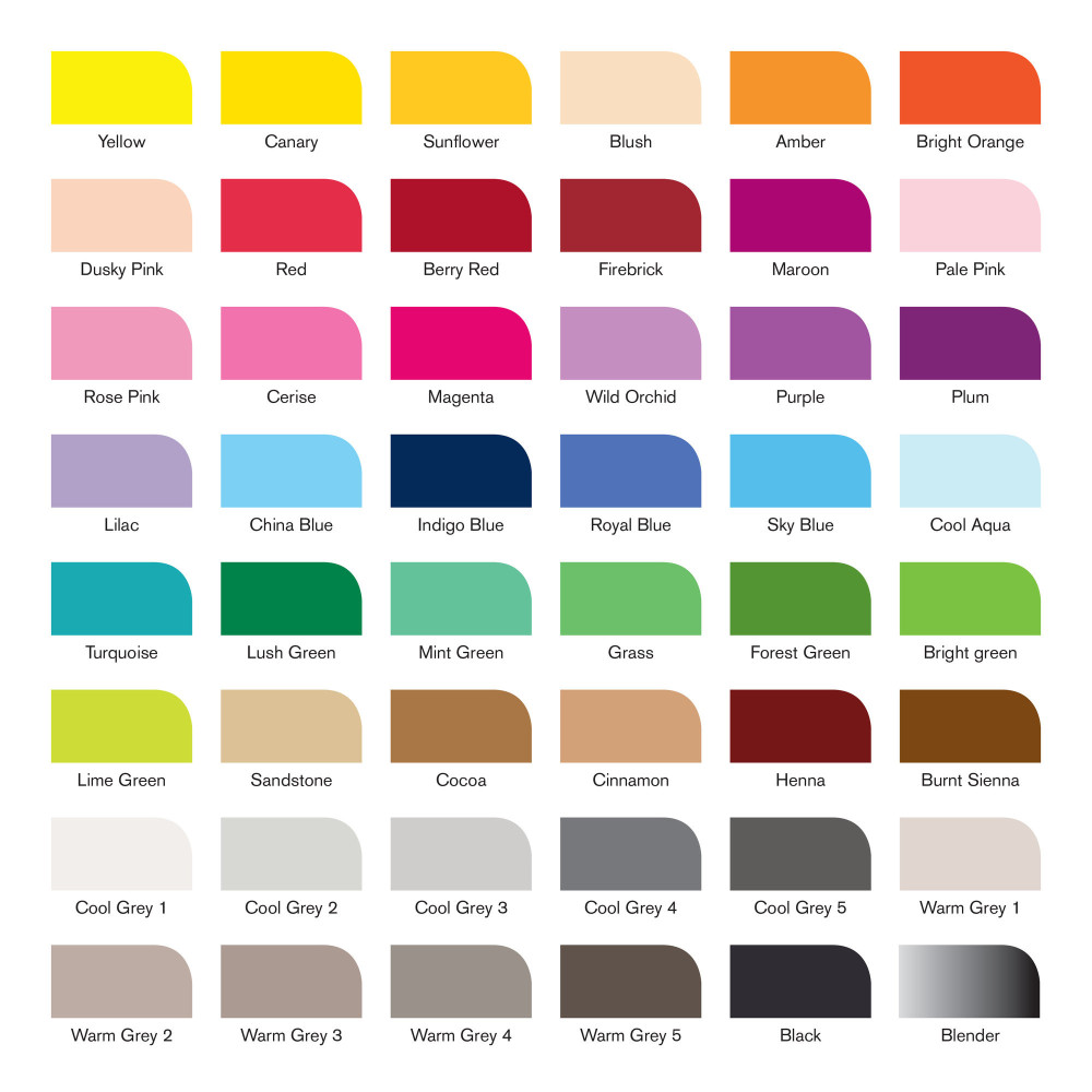 Zestaw Promarker Essential Collection - Winsor & Newton - 48 szt.