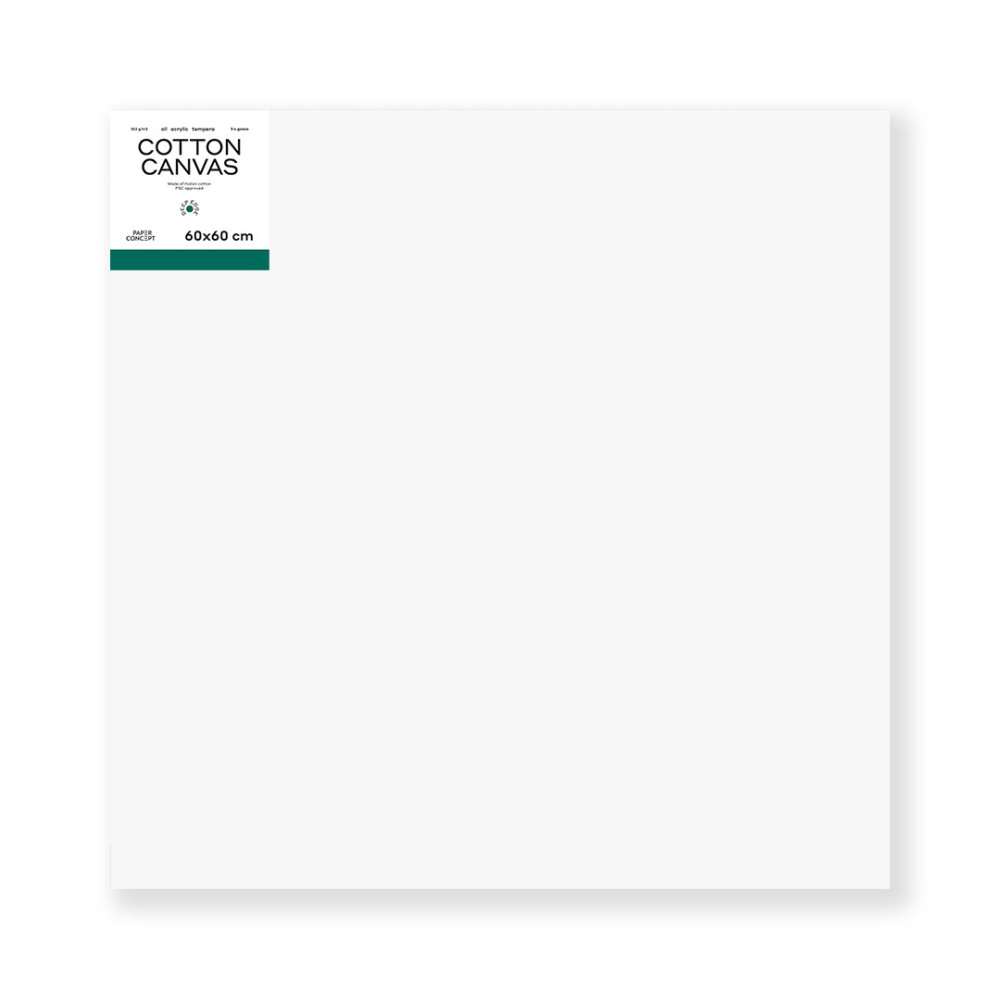 Cotton stretched canvas Deep Edge 3D - PaperConcept - 60 x 60 cm