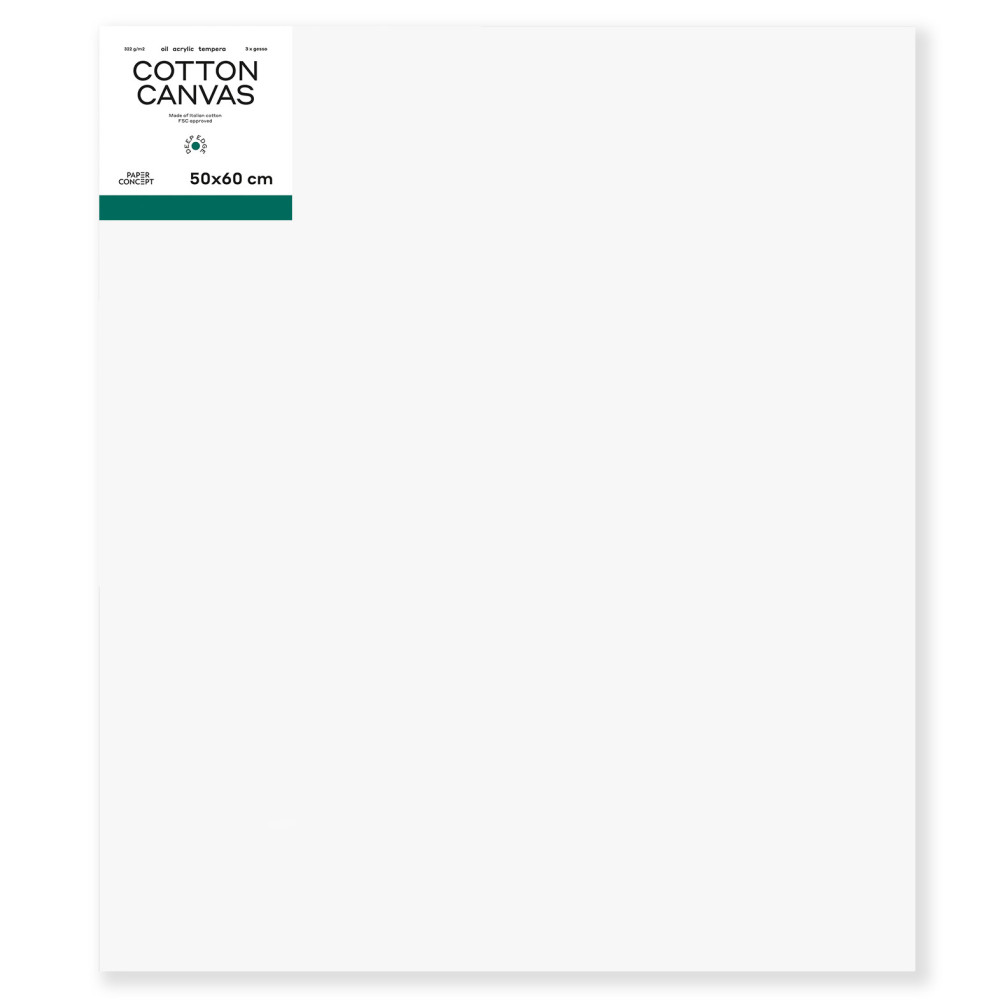 Cotton stretched canvas Deep Edge 3D - PaperConcept - 50 x 60 cm