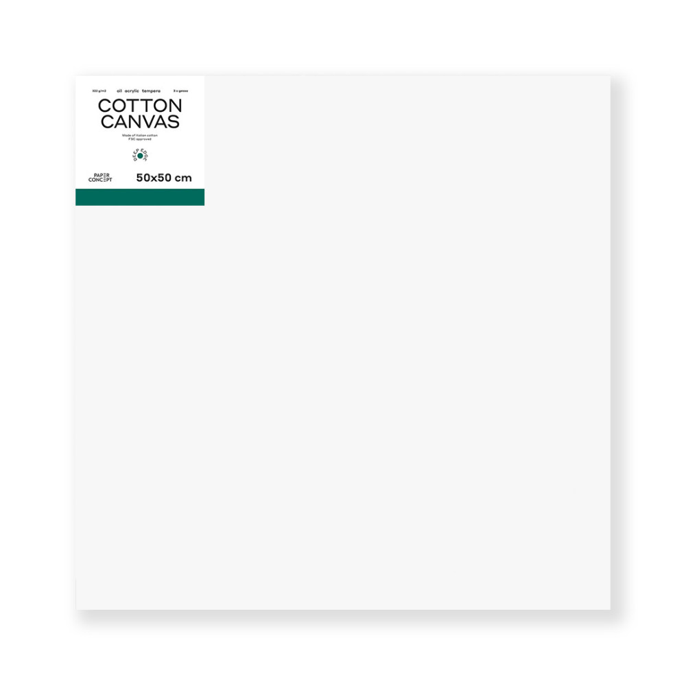 Cotton stretched canvas Deep Edge 3D - PaperConcept - 50 x 50 cm
