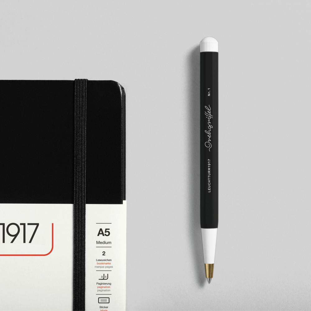 Drehgriffel Nr. 1 gel pen - Leuchtturm1917 - Black