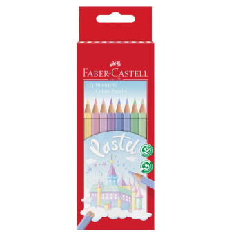 Set of Castle colored pencils - Faber-Castell - Pastel, 10 pcs.
