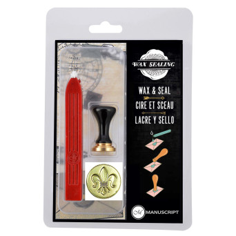 Ceramic Mini Seals Set - Manuscript - Fleur de lys