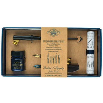 Pen & Roller Blotter Set - Manuscript