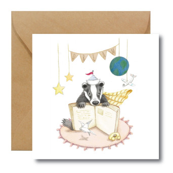 Greeting card - Hi Little - Dream, 14,5 x 14,5 cm