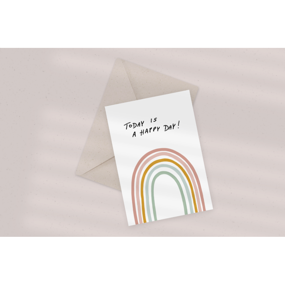 Greeting card - Eökke - Today is a happy day!, 12 x 17 cm