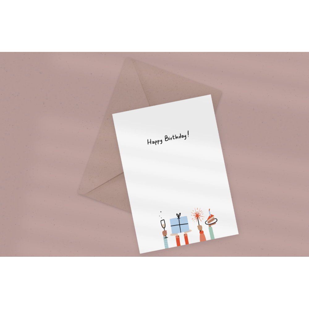Greeting card - Eökke - Happy Birthday!, 12 x 17 cm