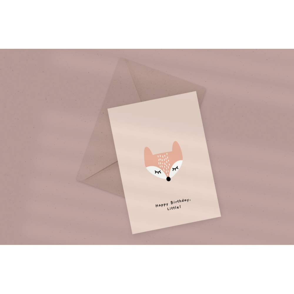 Greeting card - Eökke - Happy Birthday, Little!, 12 x 17 cm