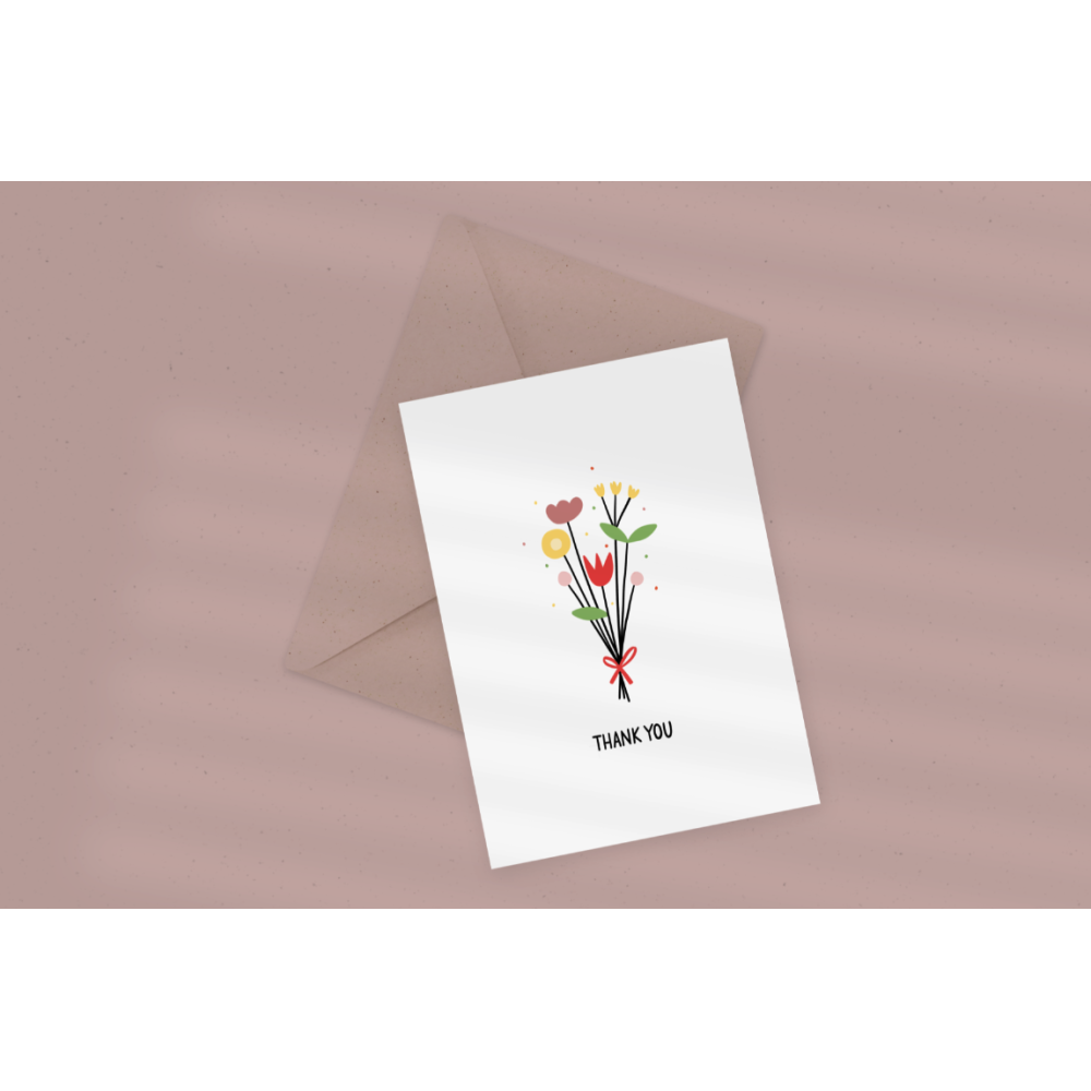 Greeting card - Eökke - Thank You, 12 x 17 cm