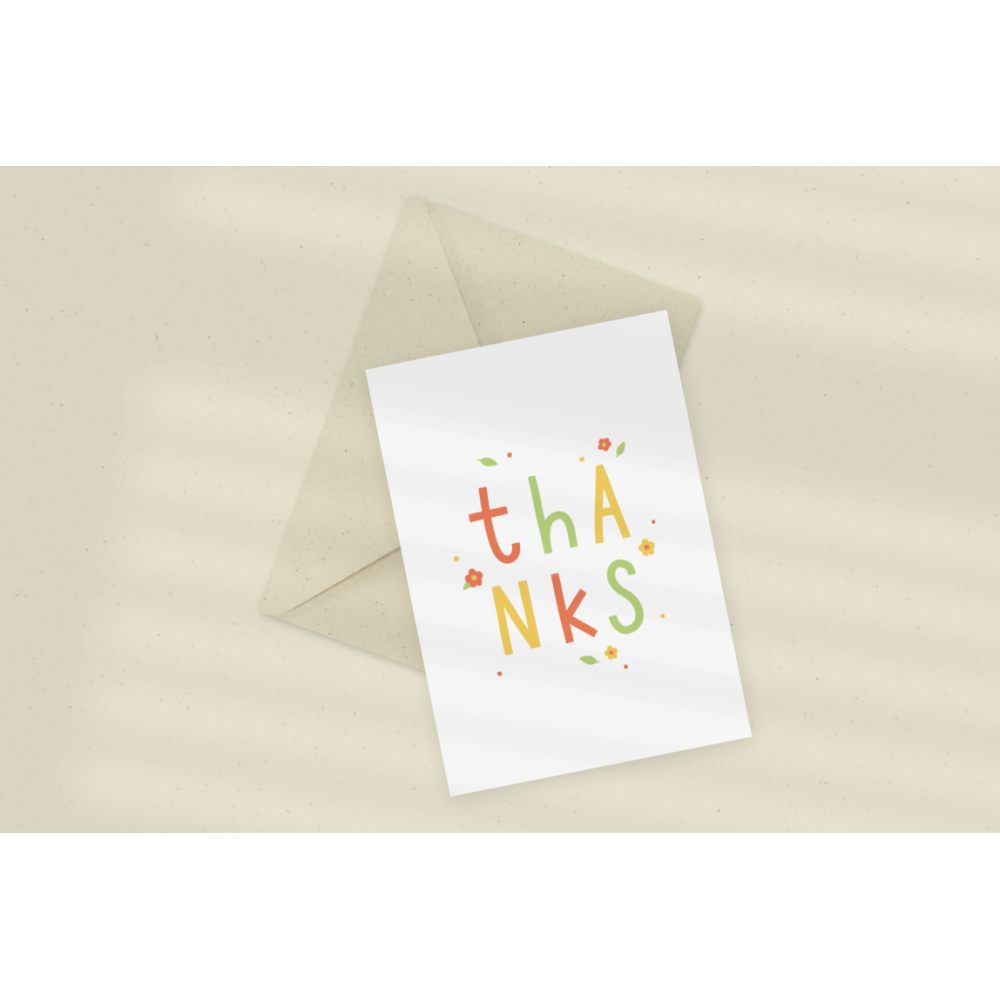 Greeting card - Eökke - Thanks, 12 x 17 cm
