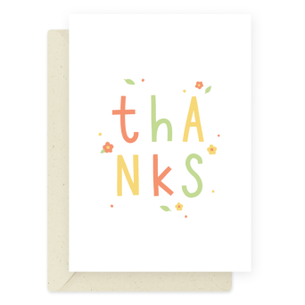 Greeting card - Eökke - Thanks, 12 x 17 cm