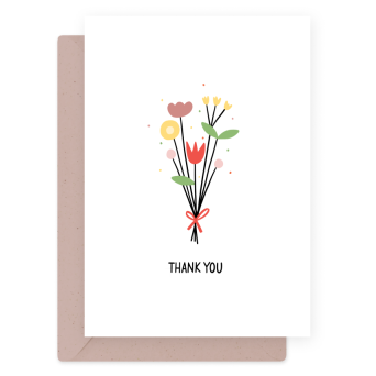 Greeting card - Eökke - Thank You, 12 x 17 cm