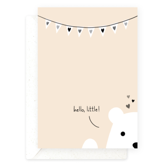 Greeting card - Eökke - Hello, little!, 12 x 17 cm