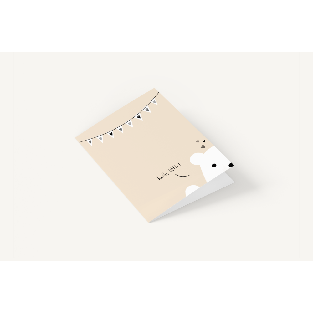 Greeting card - Eökke - Hello, little!, 12 x 17 cm
