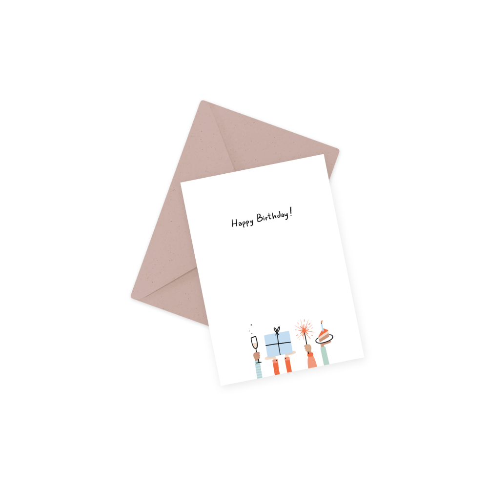 Greeting card - Eökke - Happy Birthday!, 12 x 17 cm