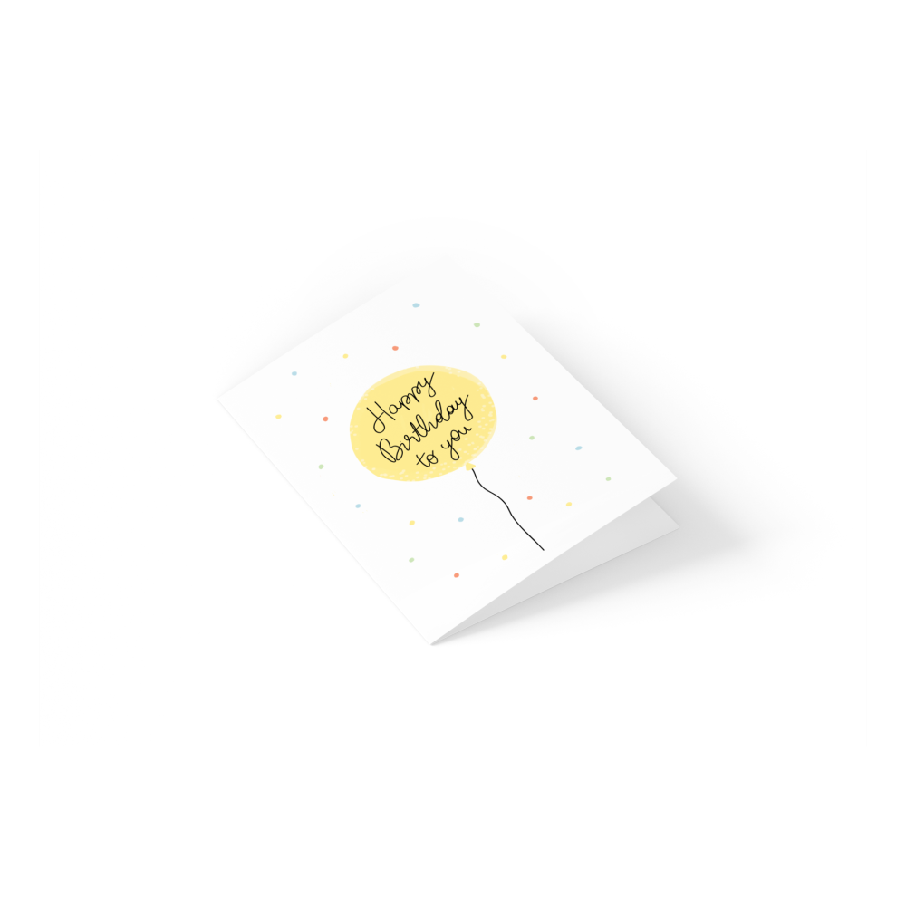 Greeting card - Eökke - Happy Birthday to You, 12 x 17 cm