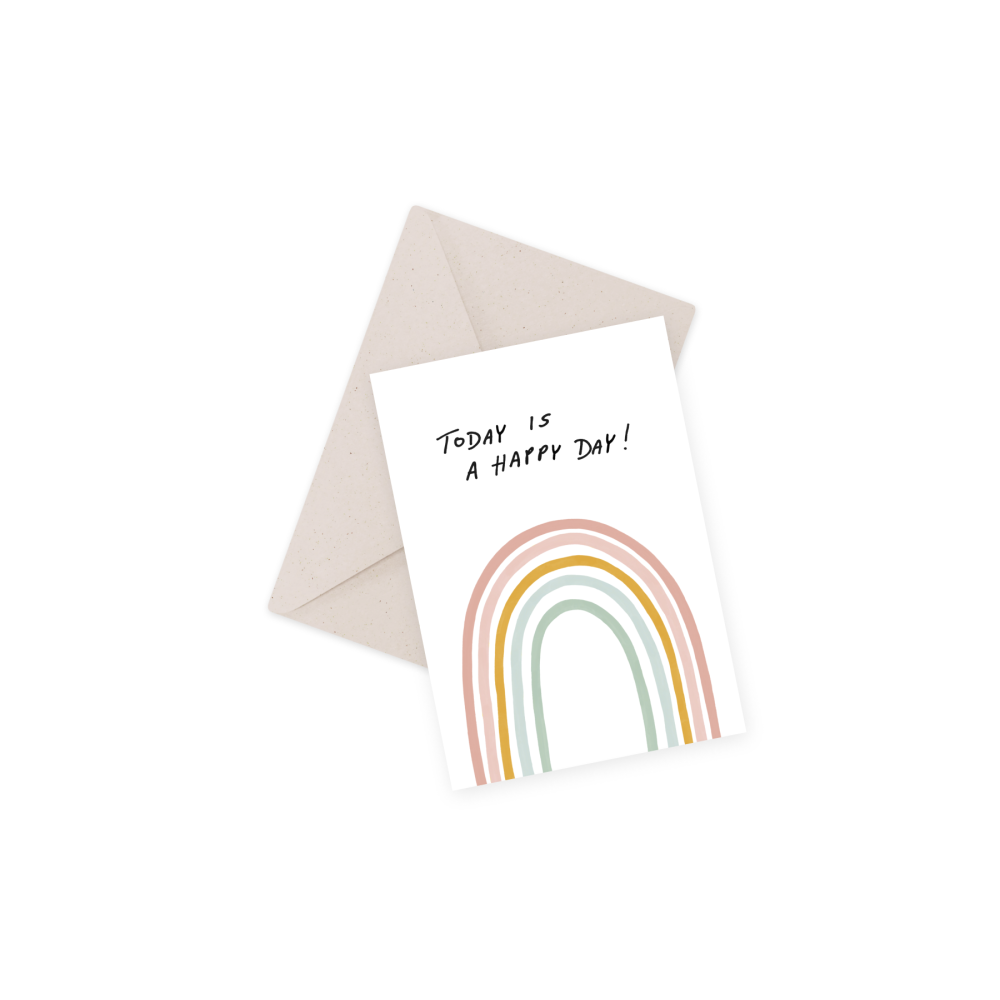 Greeting card - Eökke - Today is a happy day!, 12 x 17 cm