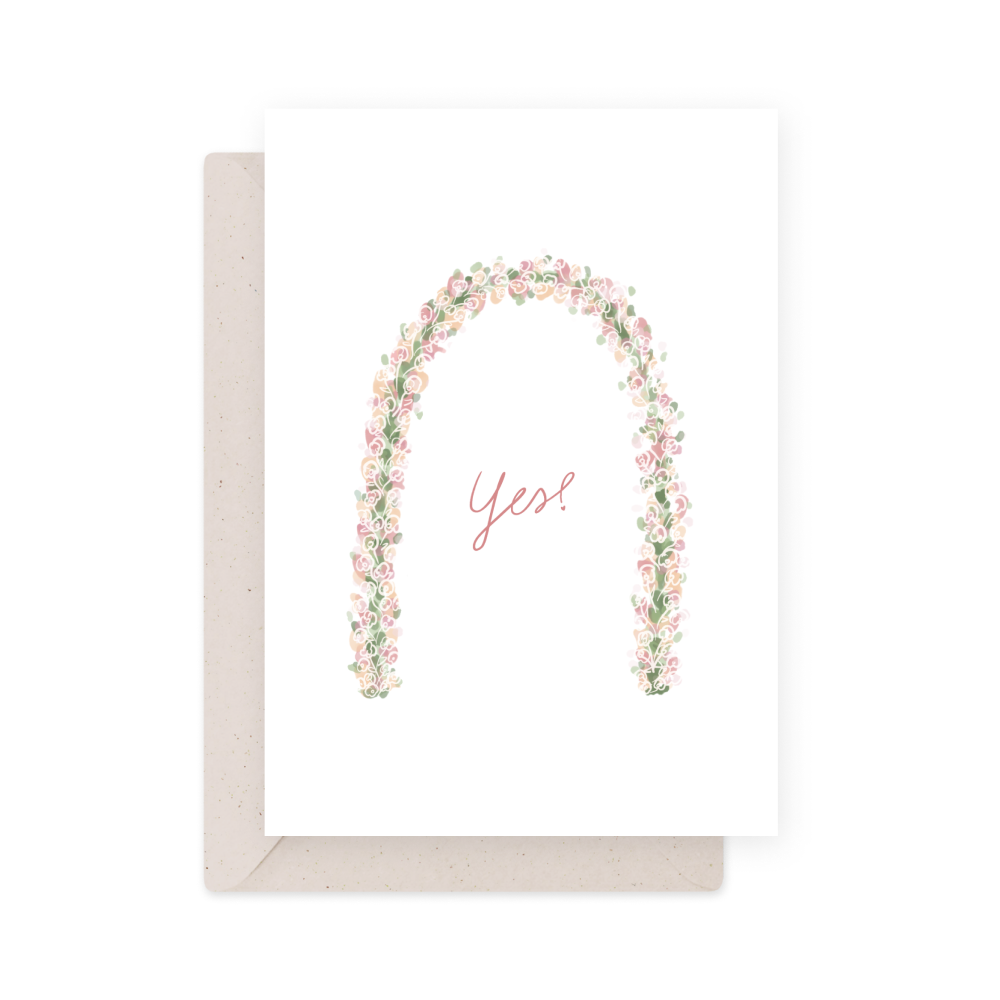 Greeting card - Eökke - Yes, 12 x 17 cm