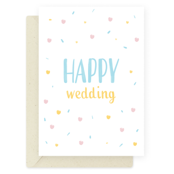 Kartka okolicznościowa - Eökke - Happy Wedding