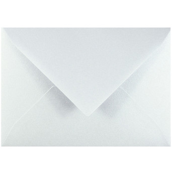 Koperta Curious Metallics 120g - B6 White Silver srebrna