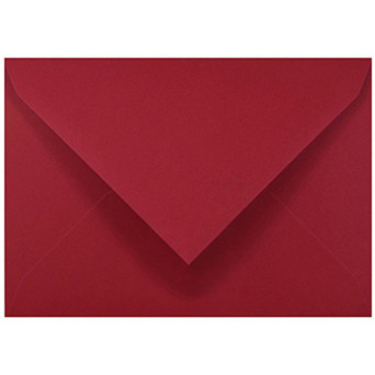 Koperta Keaykolour 120g - B6 Guardsman Red bordowa