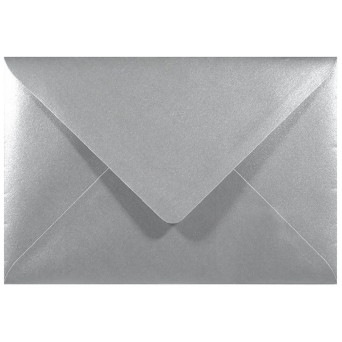 Koperta Sirio Pearl 110g - B6 Platinum srebrna