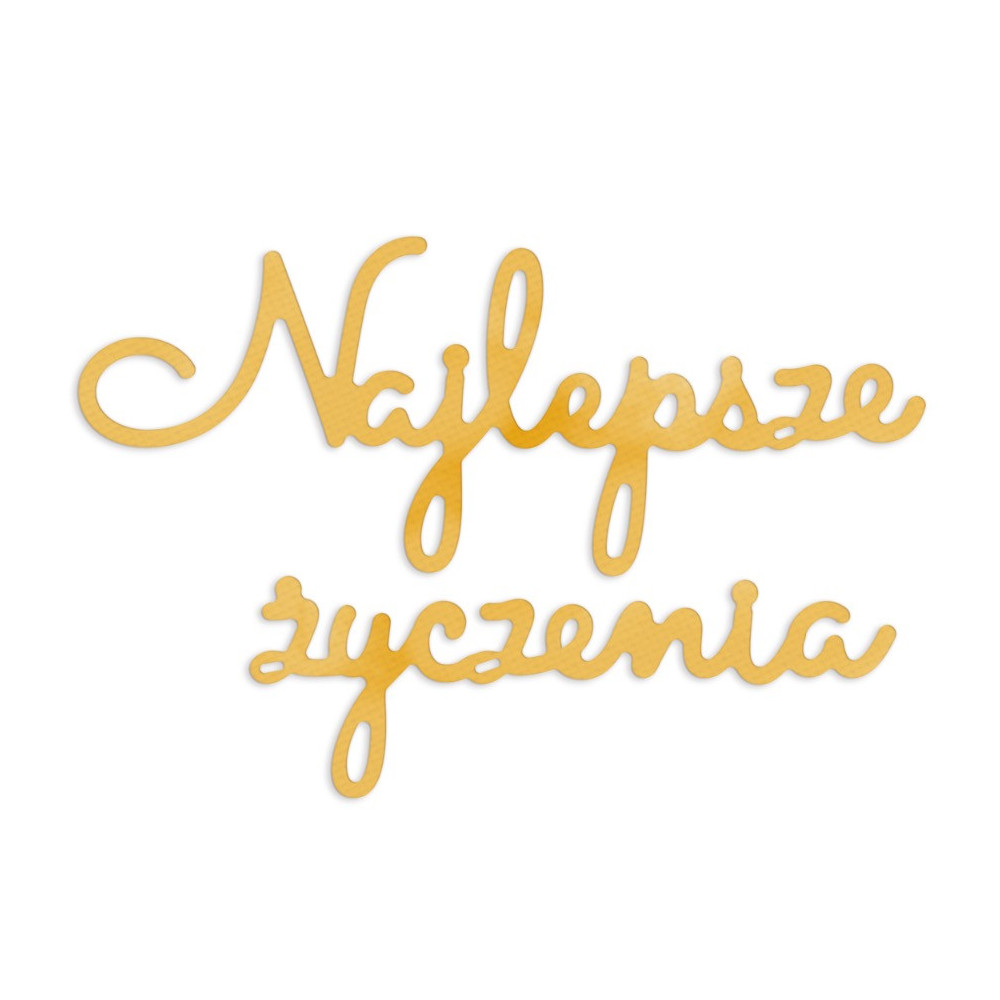 Wykrojnik - DpCraft - Najlepsze życzenia