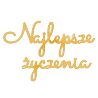 Wykrojnik - DpCraft - Najlepsze życzenia