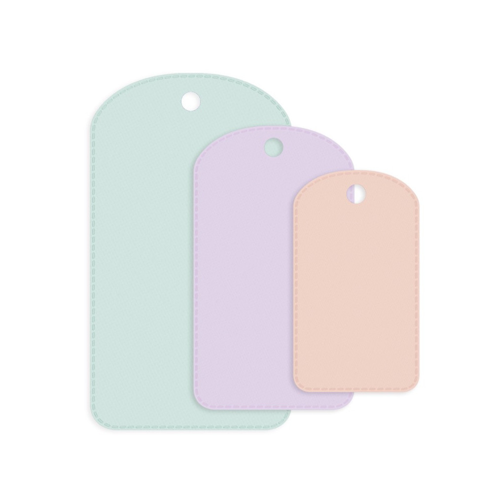 Set of cutting dies - DpCraft - Tags, 3 pcs.