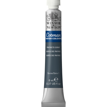 Cotman Watercolor Paint - Winsor & Newton - Payne's Grey, 8 ml
