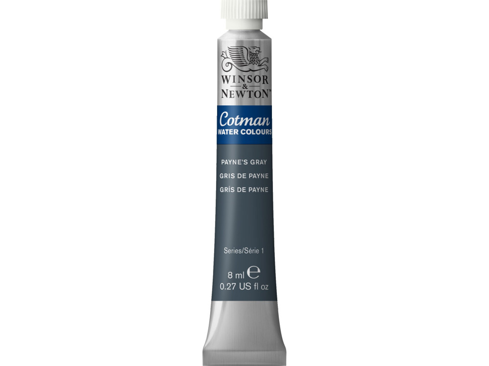 Cotman Watercolor Paint - Winsor & Newton - Payne's Grey, 8 ml