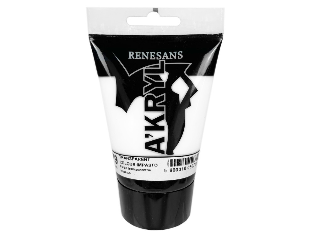 Acrylic A'kryl Bicolor paint - Renesans - 79, transparent, 100 ml