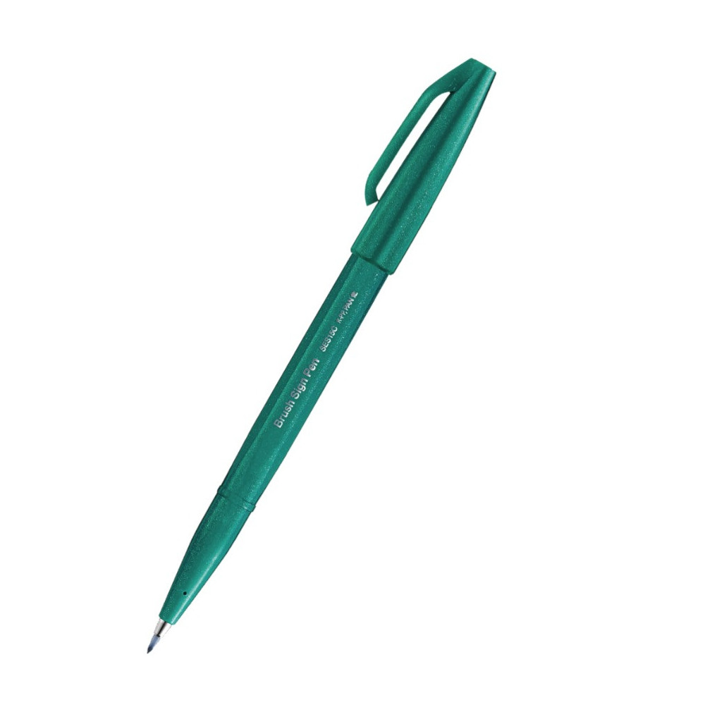 Pisak pędzelkowy Brush Sign Pen - Pentel - turkusowy