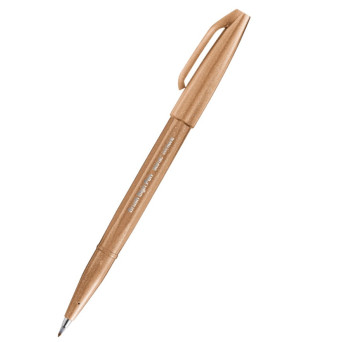 Marker Brush Sign Pen S - Pentel - light brown