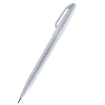 Pisak pędzelkowy Brush Sign Pen - Pentel - jasnoszary